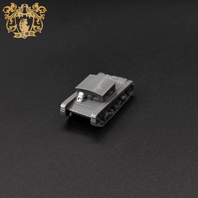 3D Printed 1/144 USSR T-26T2 Tank Unpainted Model