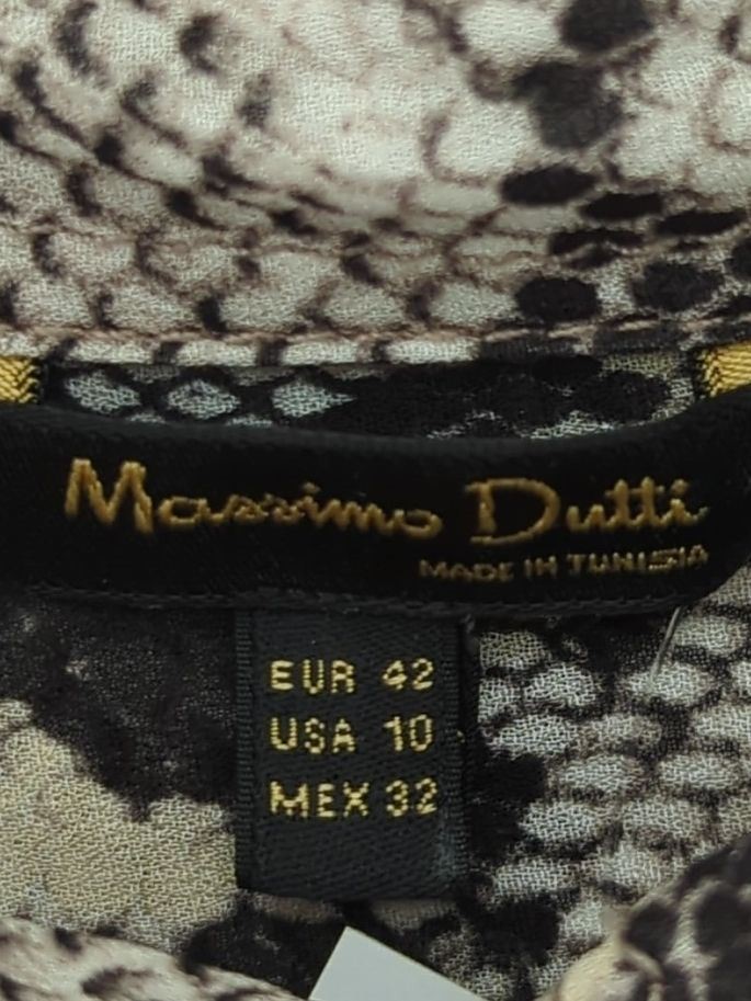 ALTRA Massimo Dutti Camicia Donna UK 14 Multi 100% Altro Basic