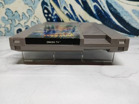 Cartucho de juego manual y funda Smash TV (NES, 1991) probado y aut&eacute;ntico