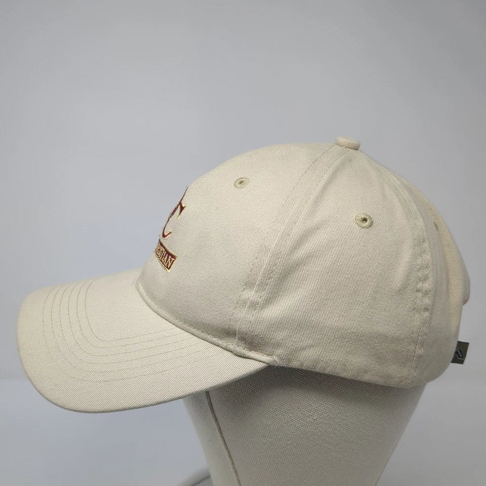 Oaks Christian Strapback Hat Beige One Size Adjustable Pacific Headwear - Image 3 of 4