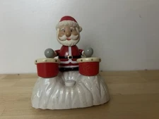Chain Fong Santa Playing Bongo Drums WORKS VIDEO Musical Animated