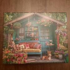 Flower House 1000 Piece Jigsaw Puzzle 
