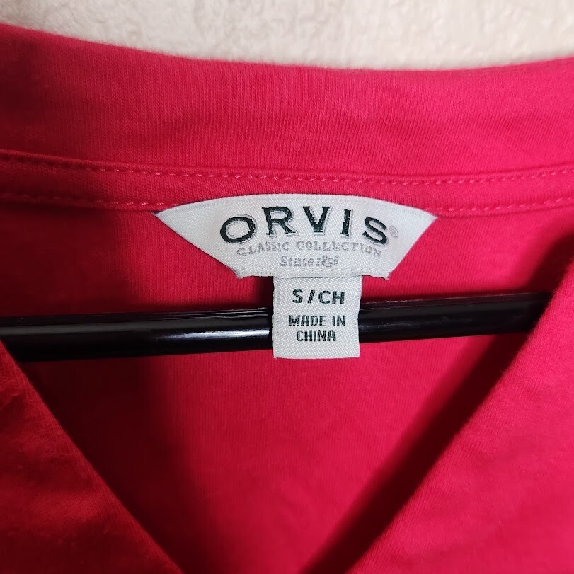 Orvis Top Women's Small Pink Stretch Basic Cotton… - image 5