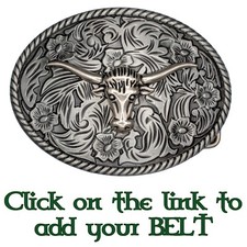 Longhorn Buffalo Metal Belt Buckle Biker UK Bull Cow USA Cowboy Western