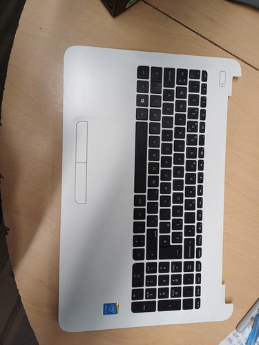 HP Pavilion 15-AC 15-AF Palmrest UK Keyboard White AP1O2000330 813976-031