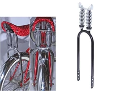 F&R Original Lowrider Black Bicycle  Cruiser Dual Suspension Sissy Bar 20" Long