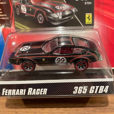 Hot Wheels Ferrari Racer 365 GTB4 Black #22 New old stock Unopened