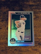 2022 Panini USA Baseball Stars & Stripes - Silver #54 Cade Fisher /80
