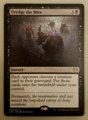 1x Dredge the Mire Commander 2020 Ikoria MTG Magic the Gathering NM