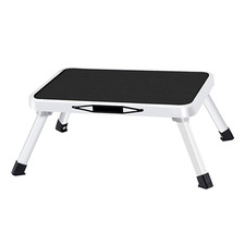 Folding Step Stool with Carry Handle – One Step Ladder for Home & Medical Use