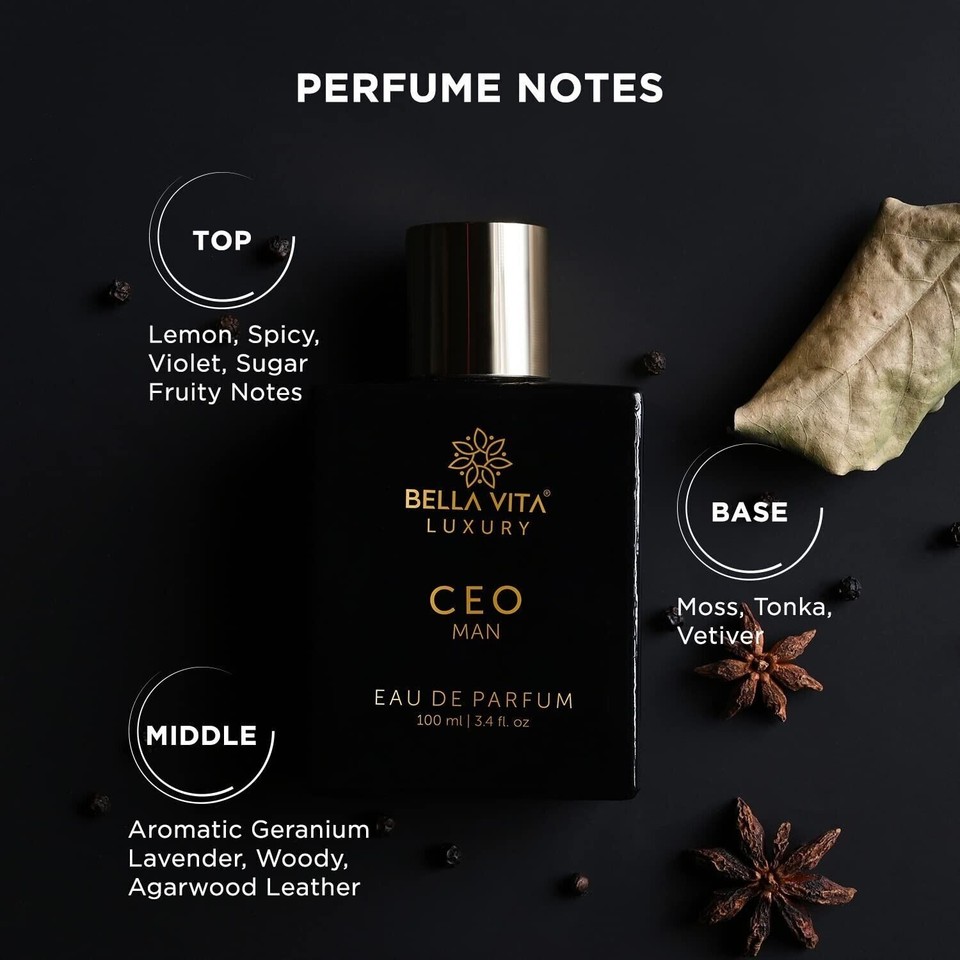 Bella Vita Luxury CEO MAN Eau De Parfum | Office Wear Perfume for Men ...