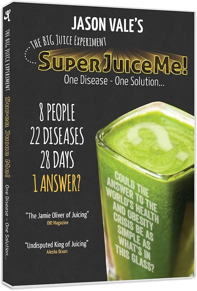 JASON VALE'S SUPER JUICE ME DVD NEW SEALED INSTRUCTIONAL DISEASE CANCER #PB