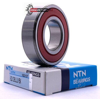 NTN 62/28 LLU/5K BALL BEARING, RUBBER SEALED 62/28 2RS 28x58x16mm