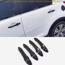 For Kia Sportage 2011-2016 Carbon Fiber External Door Handle Cover Trim 8pcs For Kia Sportage 2011-2016 Carbon Fiber External Door Handle Cover Trim 8pcs