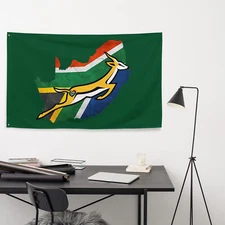 South African Springbok Custom Flag