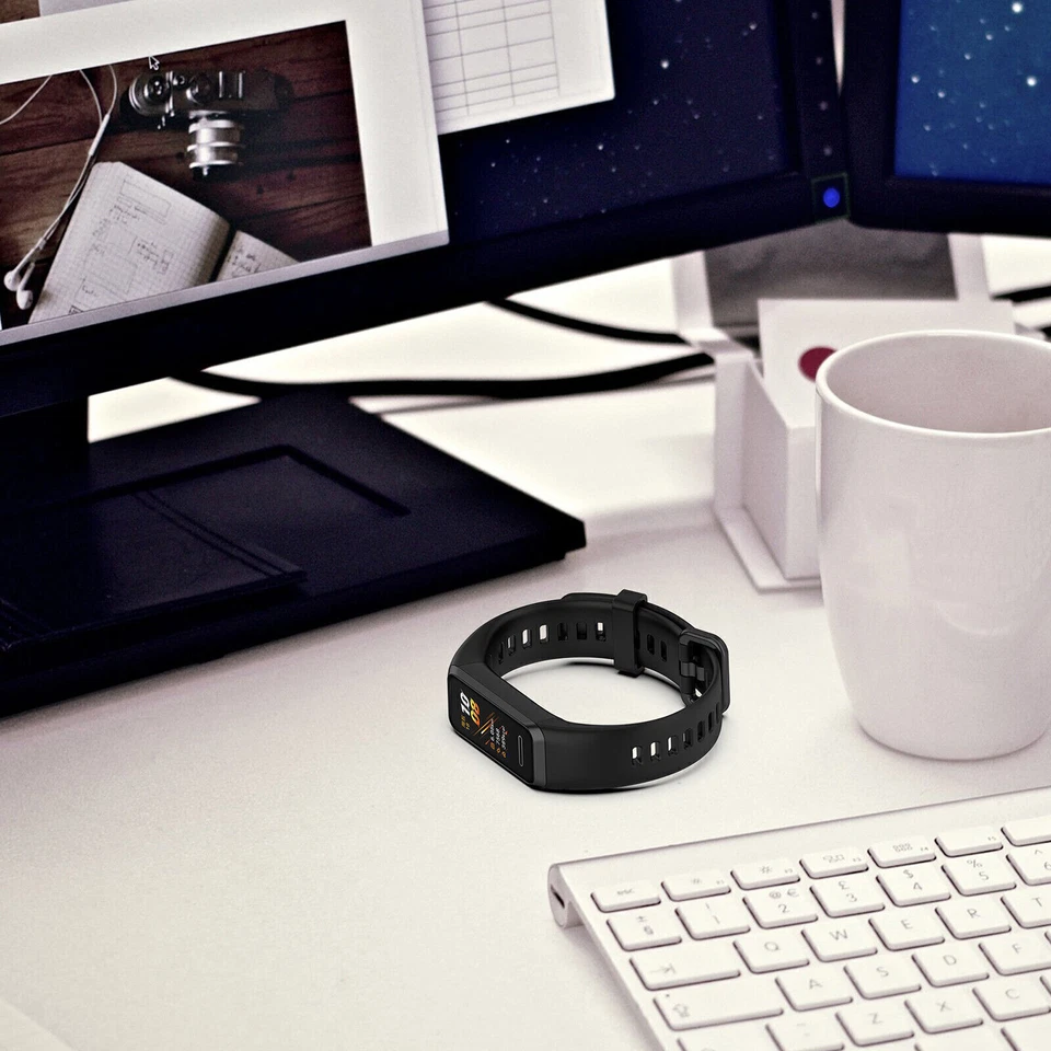 Correa de reloj de silicona de alta calidad suaves correas de reloj parte apta para Huawei Band 4 Foto 4 de 4