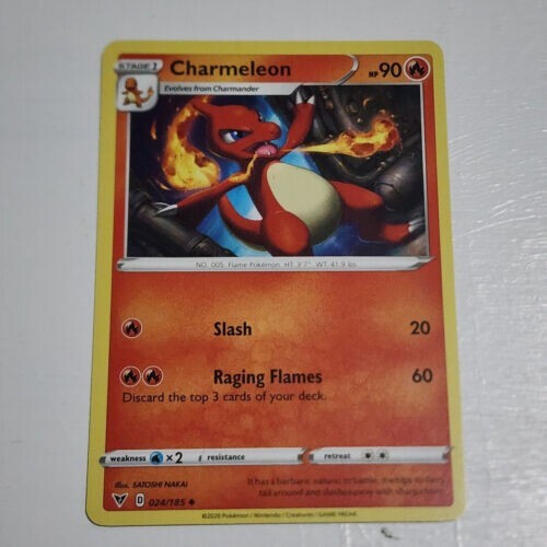 Charzard 2020 Sword & Sheld: Vvd Voltage #025/185 Holo (Cracked ce Charzard 2020 Sword & Sheld: Vvd Voltage #025/185 Holo (Cracked ce