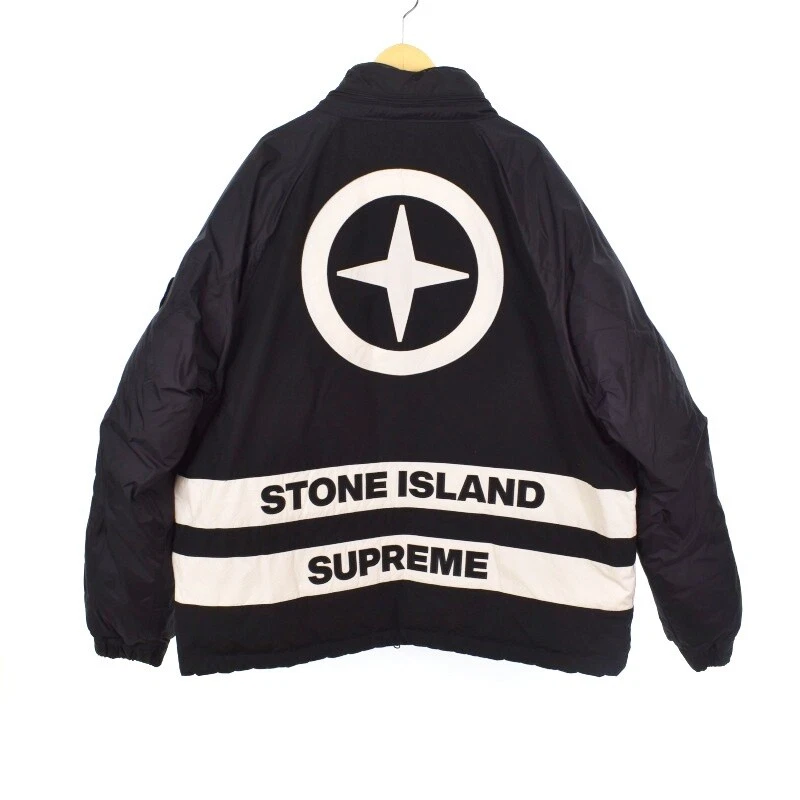 SUPREME Stone Island 23AW Reversible Down Puffer Jacket, Size XL 