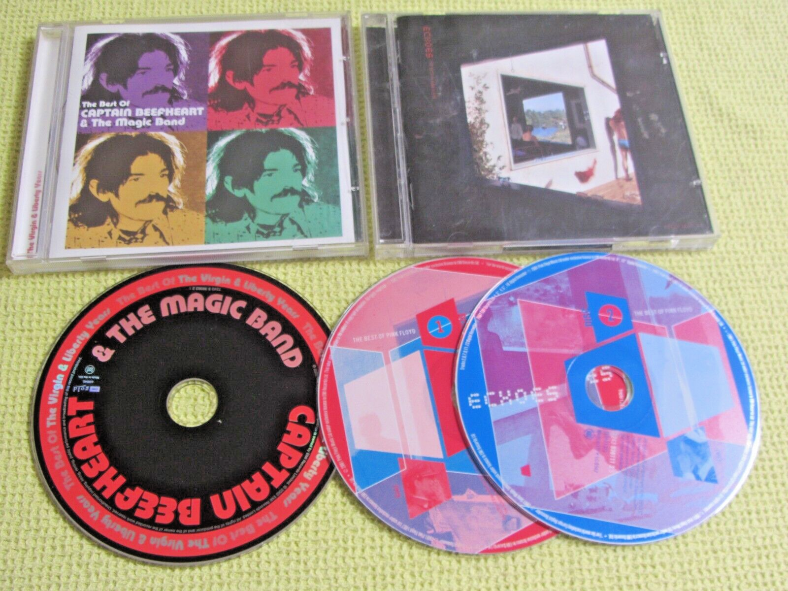 Captain Beefheart & The Magic Band The Best Of & Pink Floyd Echoes 2 CD Albums