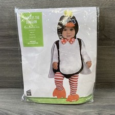 Waddles Penguin Arctic Bird Animal Cute Fancy Dress Halloween Baby Costume 0-6M