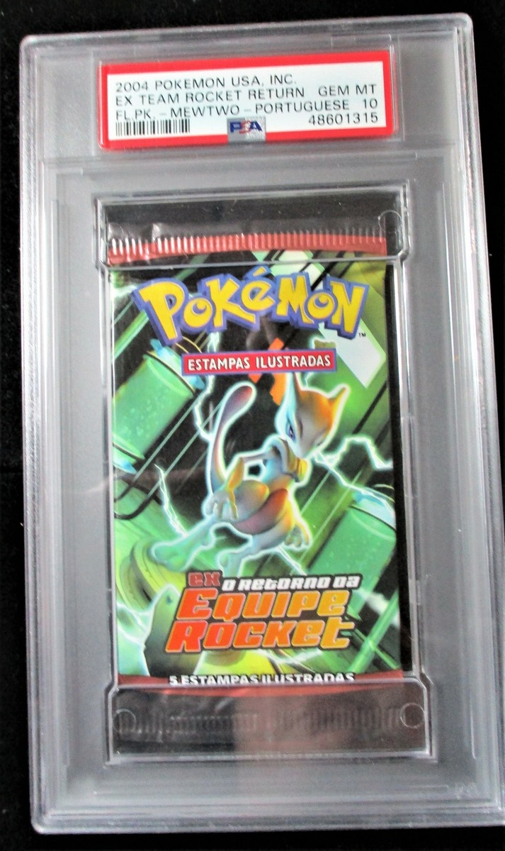Ex Team Rocket Return PORTUGUESE PSA 10 FOIL PACK (1315) Graded