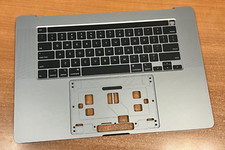 OEM MacBook Pro 16" A2141 2019 Top Case Palmrest w/ Keyboard Touch Bar SPG Grd A