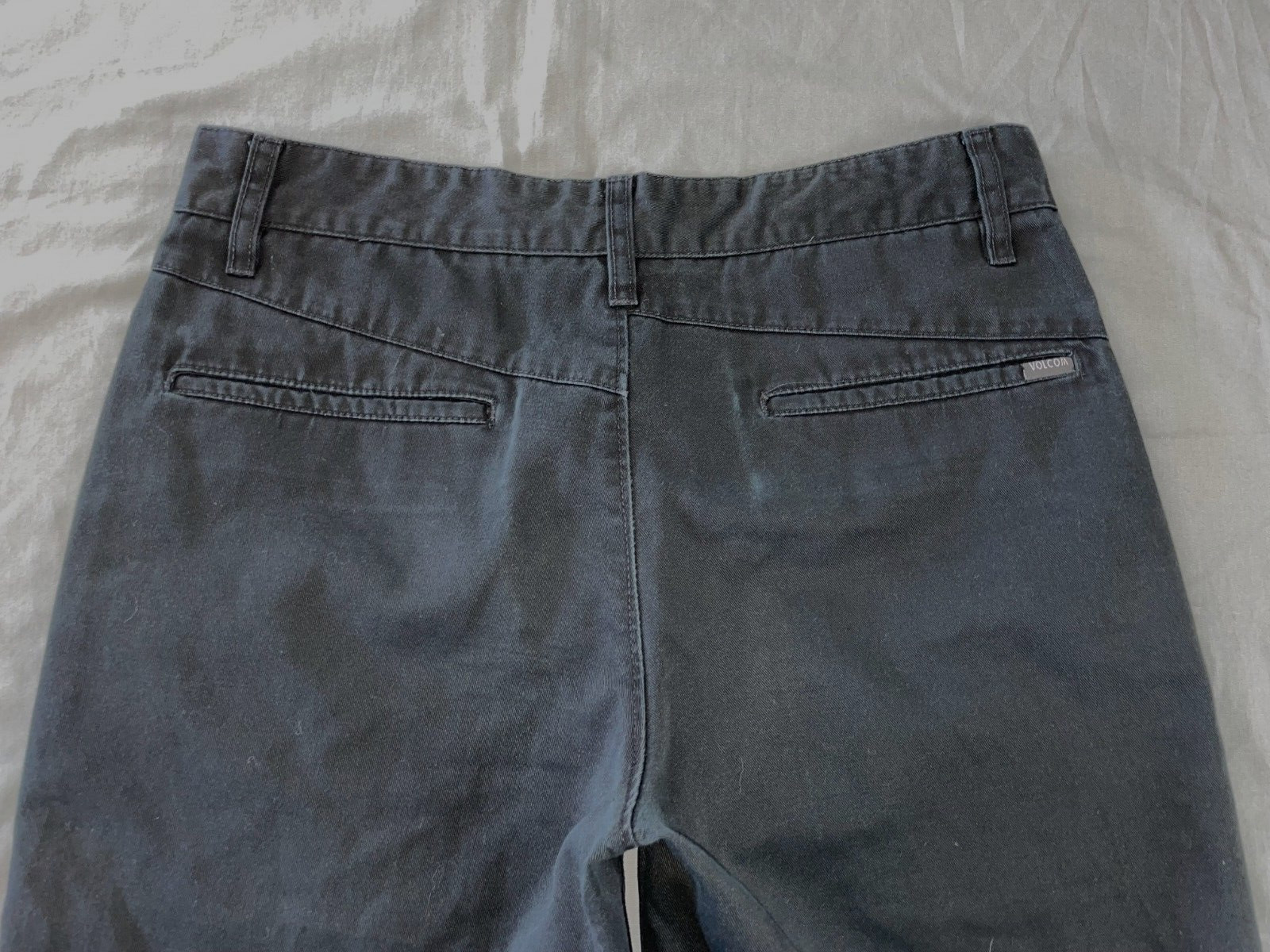 Volcom Vmonty Solid Flat Front Chino Skate Shorts… - image 5