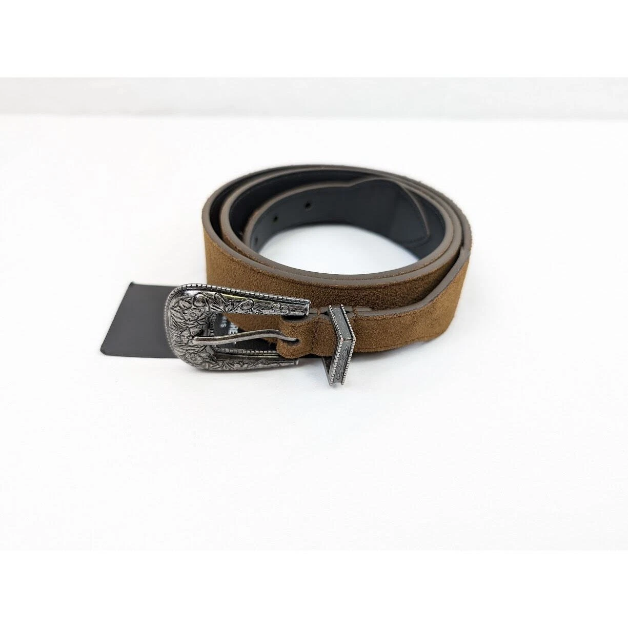 Saint Laurent Paris Cintura Otterproof Aged Belt in Dark Land BNWDB 100 CM