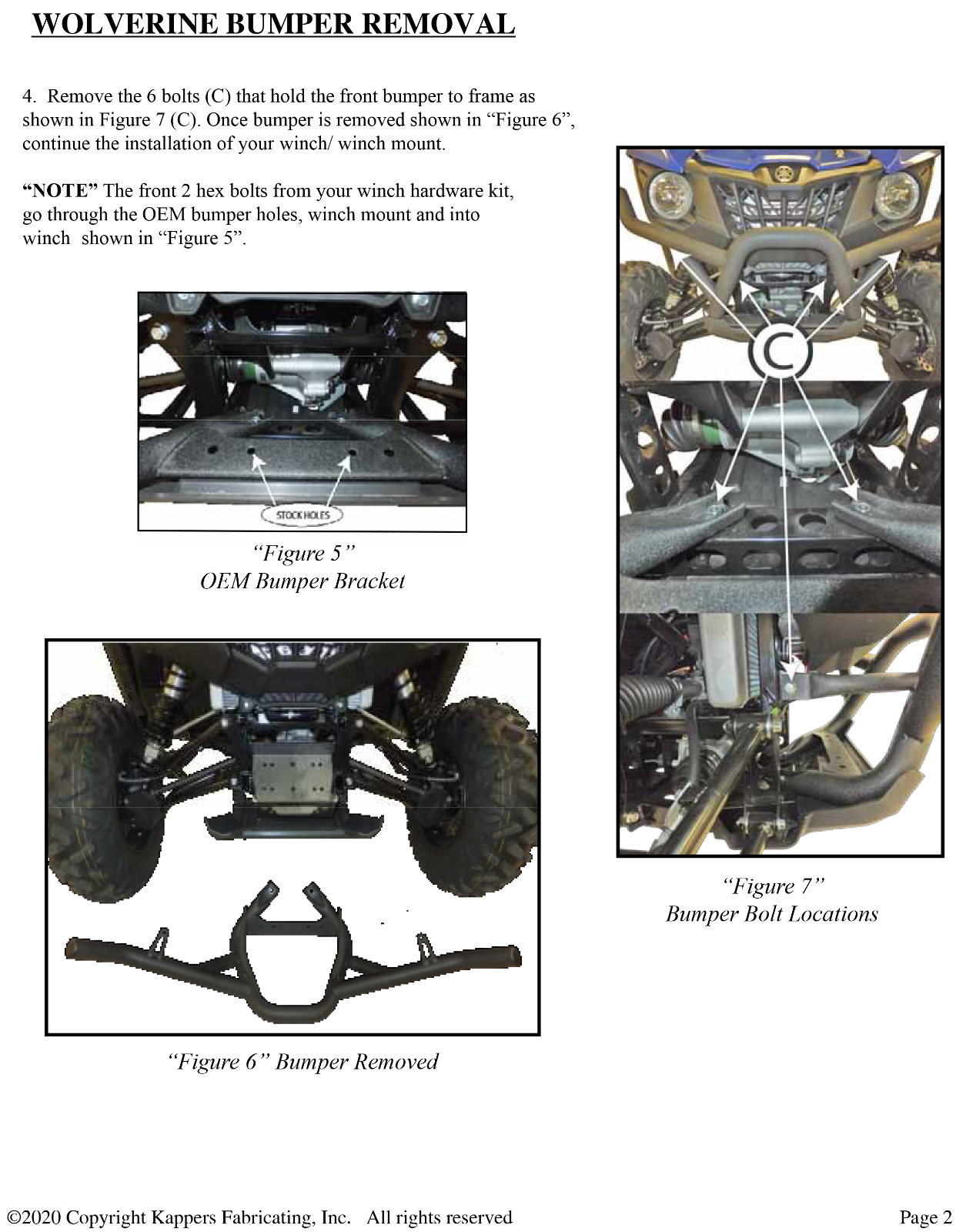 Yamaha Viking and Wolverine KFI Winch Mount eBay