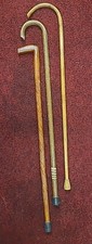 3 Antique Wood Walking Canes