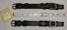 Pair NOS Ideal Equestrian Leather Carriage Driving Pony Size Open Cheek Straps