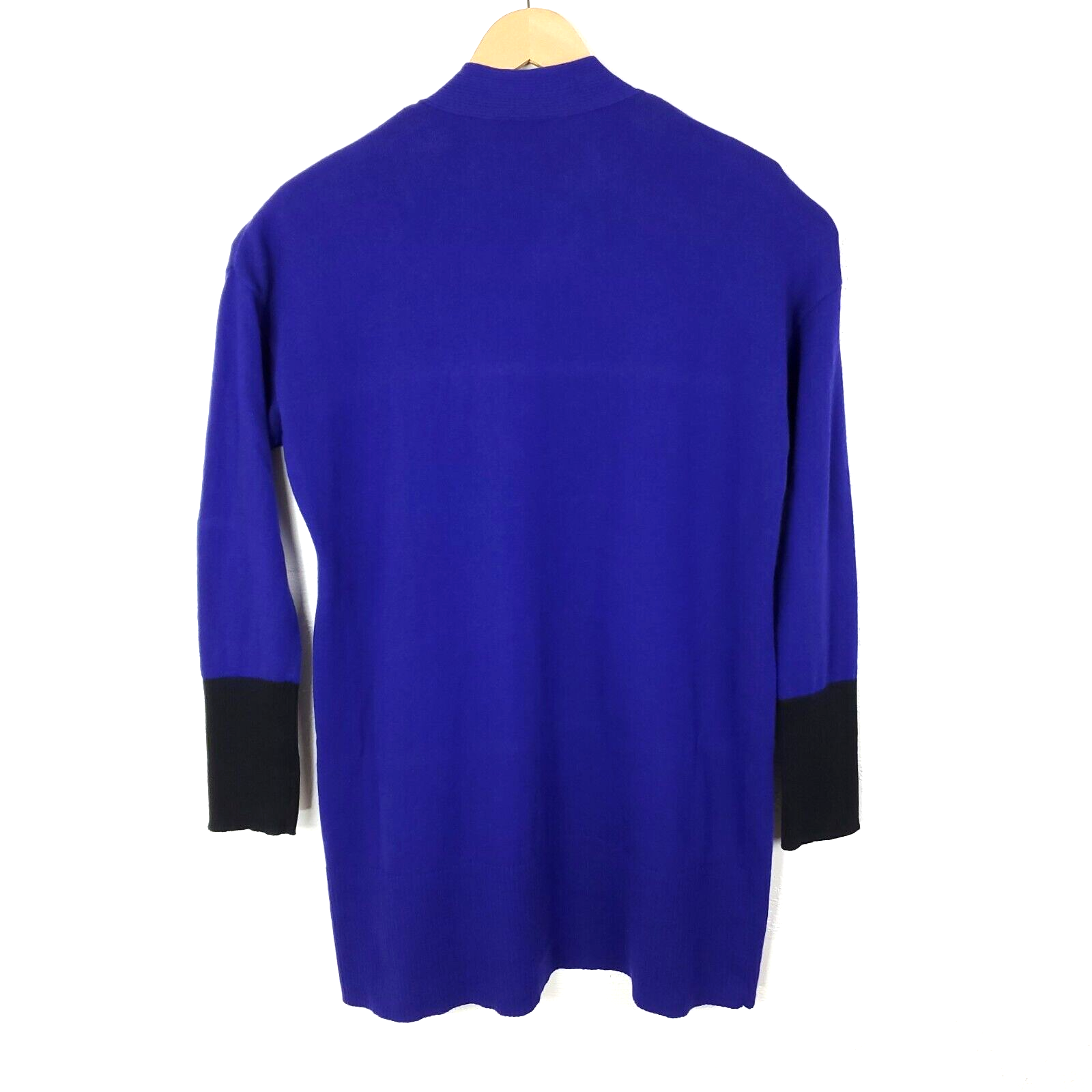 CHICO'S Open Duster Cardigan Sweater Long Sleeve Purple Size 3 16/18 XL