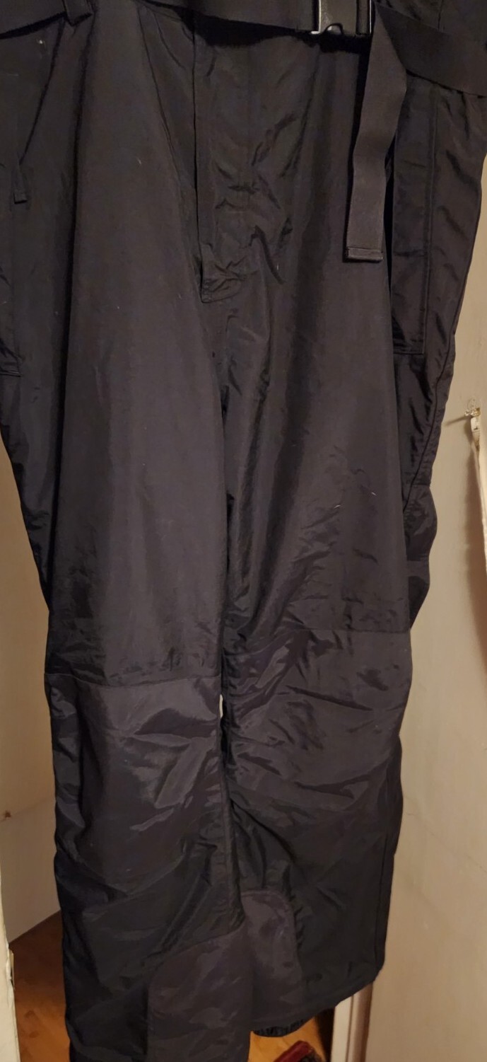Cabela's Lined Black Thinsulate Insulated Side Full Zip Snow Pants 3XL