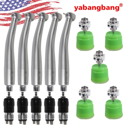 NSK Style Dental High Speed Handpiece Big Head & 4H Quick Coupling / Rotor kr - Picture 4 of 13