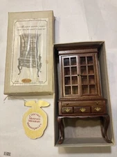 CONCORD DOLLHOUSE "MUSEUM" 2 PIECE HUTCH, CABINET,  SECRETARY #3044 M/OB!