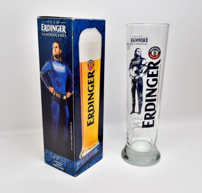 Erdinger Bierglas 1 Pint Faris Al-Sultan Triathlon