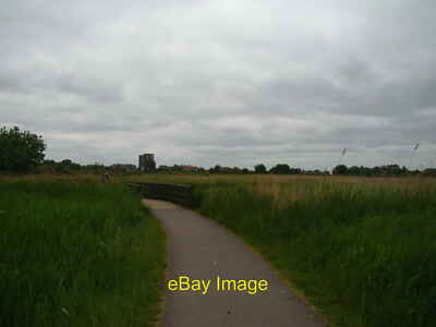 Photo 6x4 View of tower blocks in Fulham from the London Wetland Centre # c2013