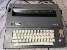 Smith Corona DeVille 80 5A Portable Electric Typewriter w/ Cover TESTED WORKS thumbnail