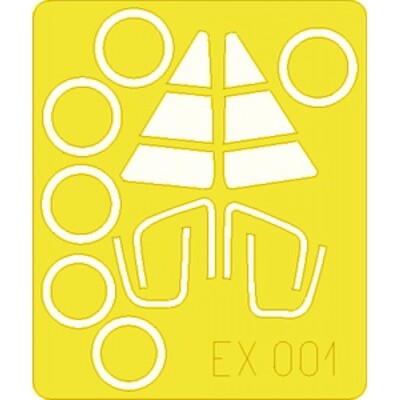 MW22 EDUARD EX001 F-102  1/48 MASK for REVELL/MONOGRAM