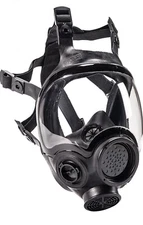 MSA Safety 813860 Advantage 1000 Riot Control Gas Mask, Black, Small