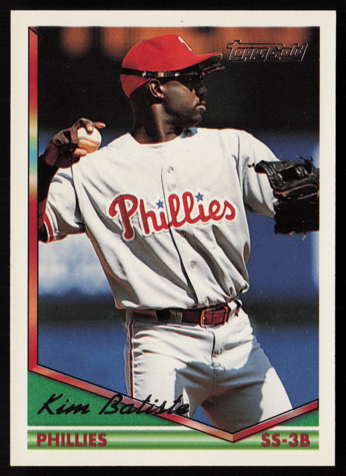 1994 Topps #238 Kim Batiste Gold Philadelphia Phillies
