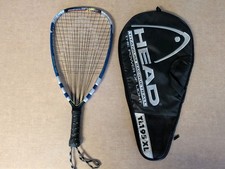 Head Liquid Metal 190 Mega Blast Racquetball Racquet 3 5/8 Grip With Bag Used
