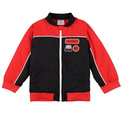 Official Formula 1 Kids Racing Jacket Red Black F1 Racing Division 1950(xxs-3xl)