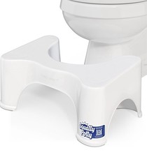 Squatty Potty The Original Bathroom Toilet Stool, 7 Inch height, White