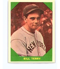 1960 Fleer Bill Terry #52