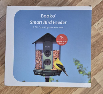 Beako  Smart Bird Feeder with 4K Camera Solar Powered for Outdoors - UHD Live