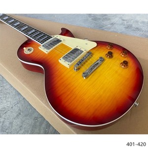Neuf LP Guitare électrique standard Rouge Poly Finition Chrome quincaillerie