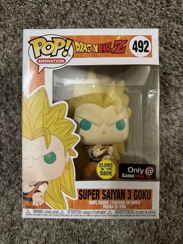 Funko Pop! Anime Dragon Ball Z Super Saiyan 3 Goku (GLOW) SHIPS W/ PROTECTOR