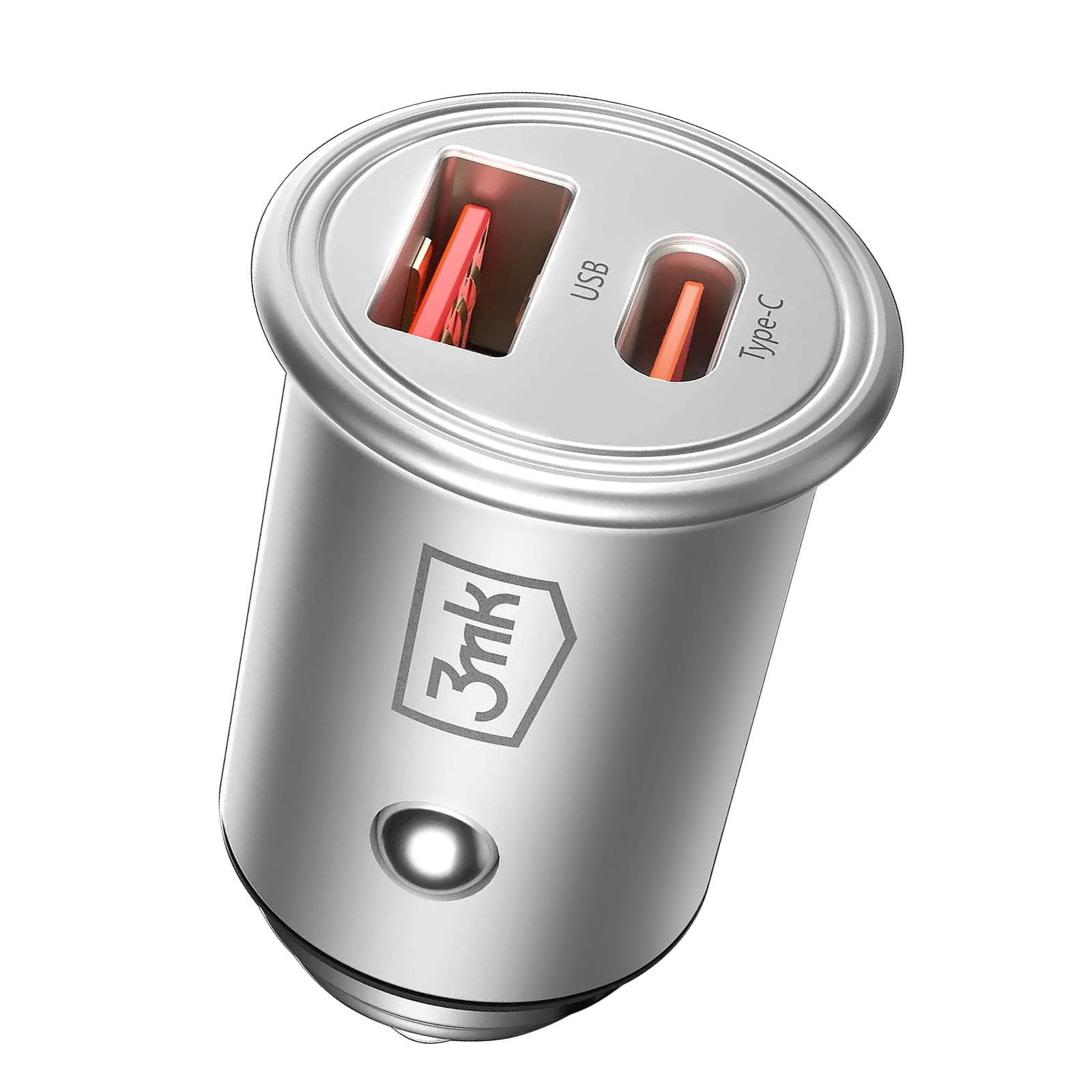 Chargeur voiture USB-C 45W compact pour recharger votre smartphone durant vos trajets