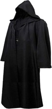 Men Hooded Robe Cloak Knight Fancy Cool Cosplay Costume